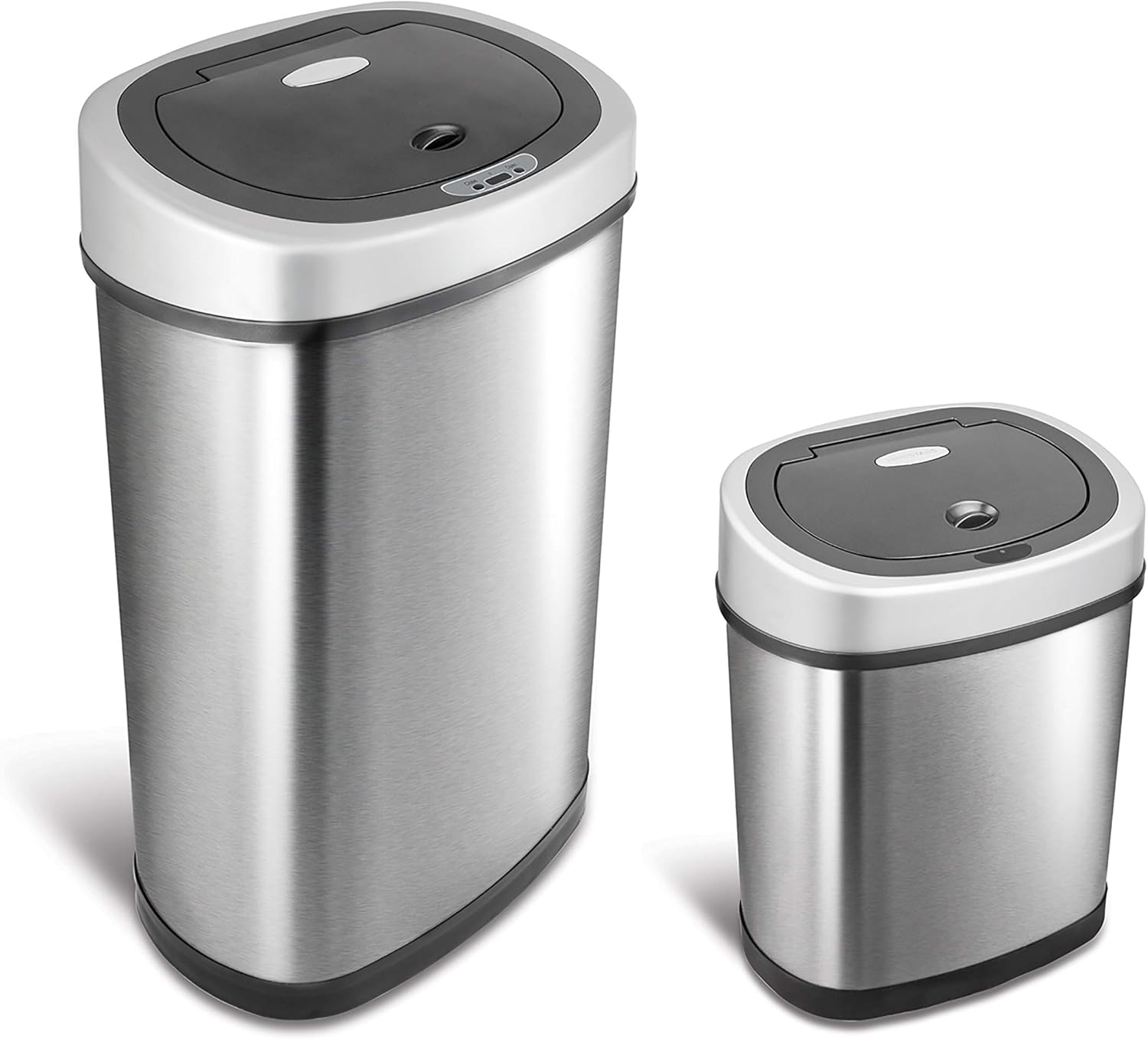 NINESTARS CB-DZT-50-9/12-9 Touchless Infrared Trash Can Combo