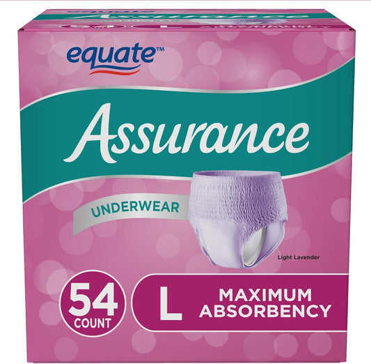 Assurance Women's Large 54ct - Maximum Protection