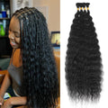 Super Wave Bulk Human Hair 100% Unprocessed Brazilian 20in Natural