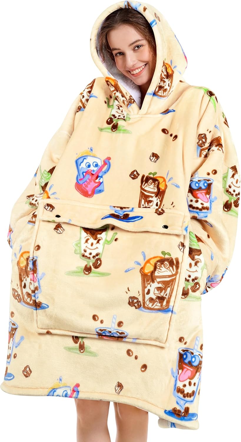 Cozy Oversized Blanket Hoodie for Adults - Perfect Gift Idea