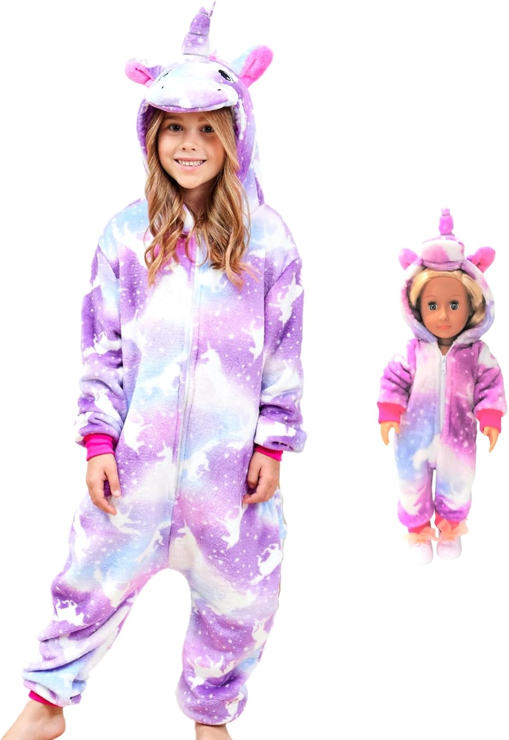 FZOSM Cute Girls Unicorn Halloween Costume for Fun Parties