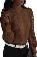 Women's Elegant Long Sleeve Lace Top for Special Occasions