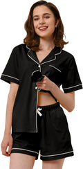 100% Cotton Pajamas for Women Set - Soft Short-Sleeve PJs