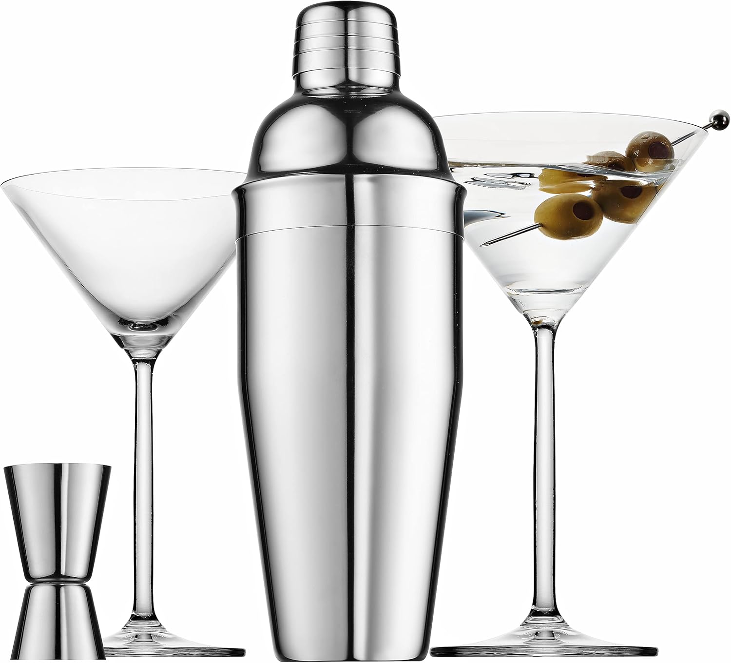Godinger Martini Set - Shake, Strain, Sip in Style