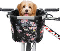 RAYMACE Bicycle Basket for Dogs - Folding Handlebar Carrier