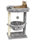 Small Cat Tree for Indoor Cats - Compact Activity Tower
