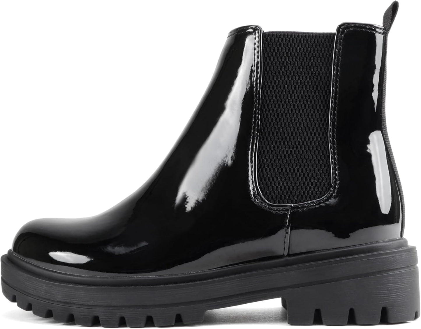 Soda Women Lug Sole Low Heel Chelsea Ankle Bootie Review