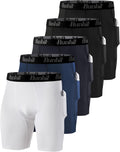 Runhit Men's Compression Shorts with Pockets - Performance Base Layer