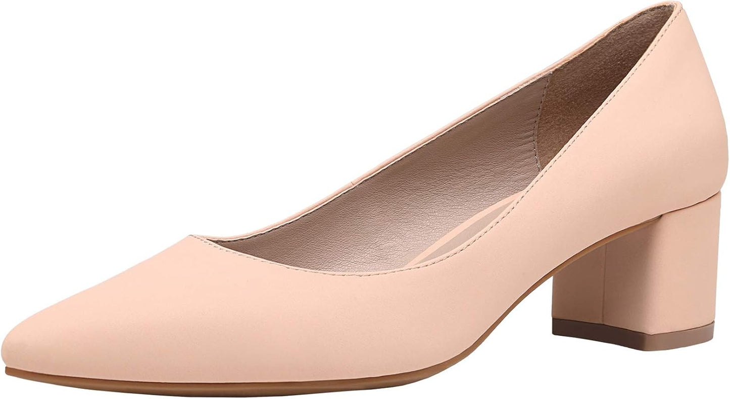 DREAM PAIRS Womens Chunky Low Block Heels for Any Occasion