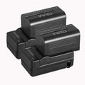 NP-F750 4400mAh Battery Kit 2-Pack with Dual Travel Chargers - Long