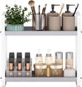 Bathroom Counter Organizer 2-Tier Shelf - Compact Countertop Storage