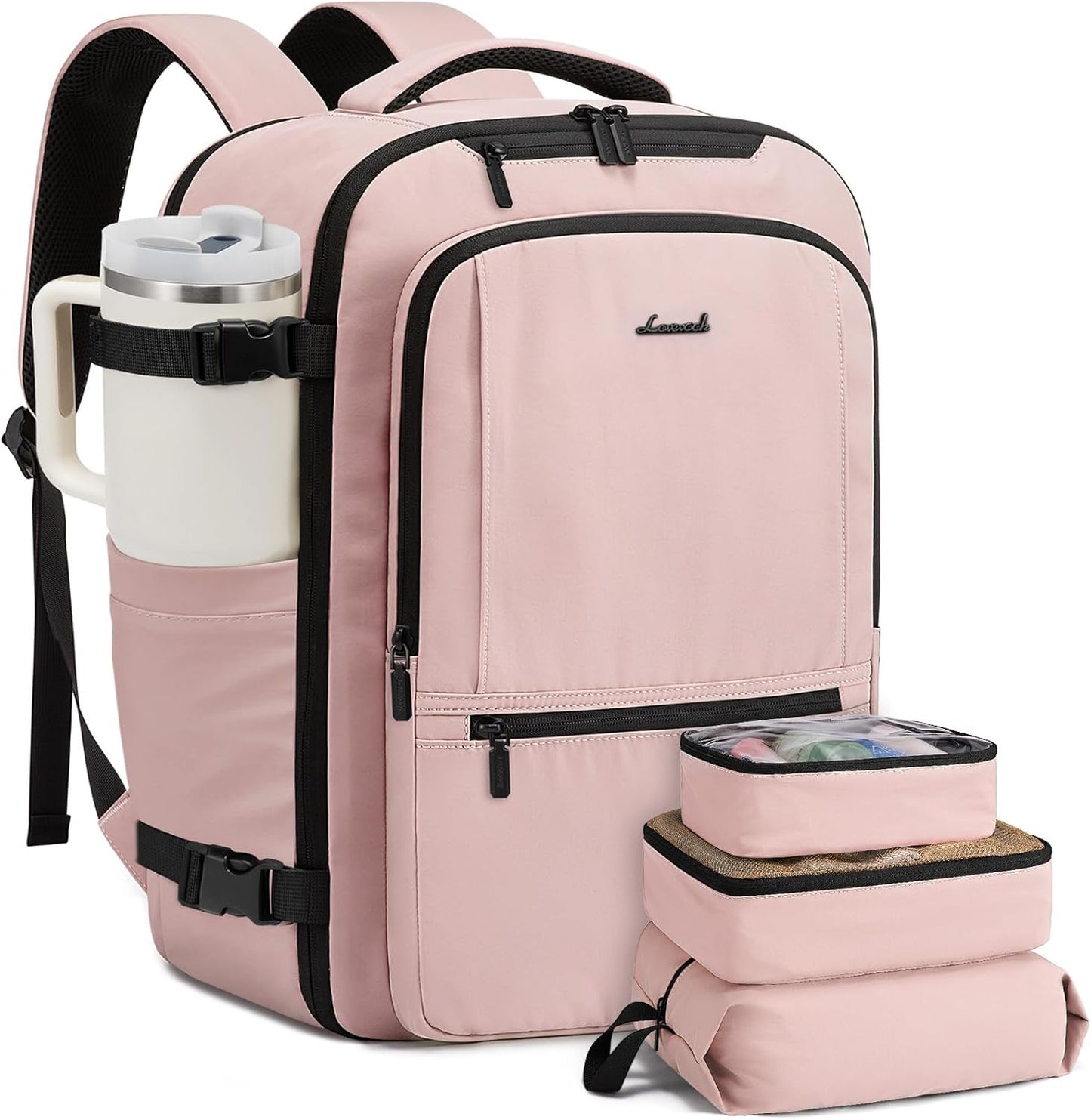 LOVEVOOK Travel Backpack for Women & Men - 40L Carry On Bag