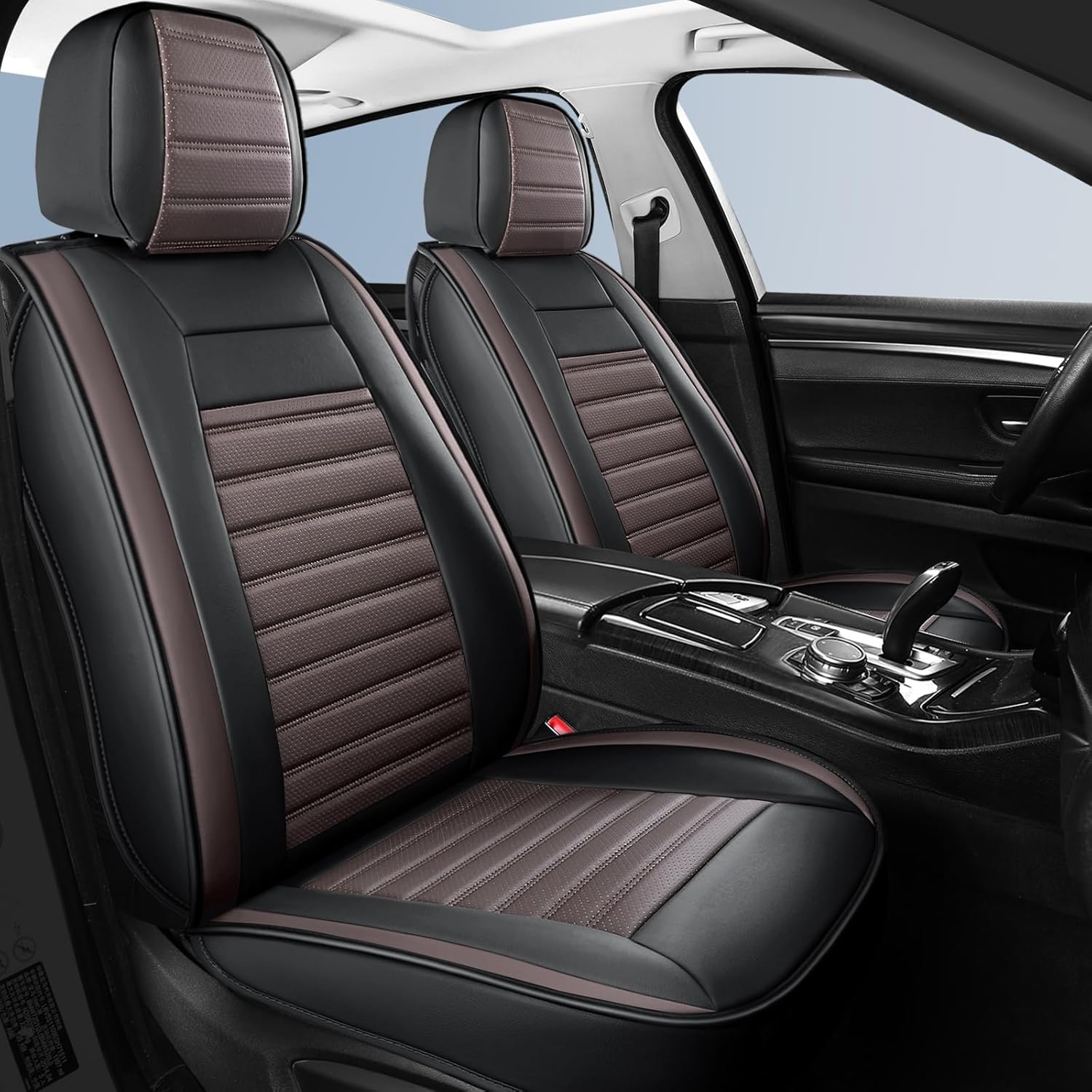 Breathable Faux Leather Car Seat Covers for SUVs and Trucks