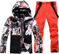 Insulated Waterproof Men's Ski Suit by RIUIYELE