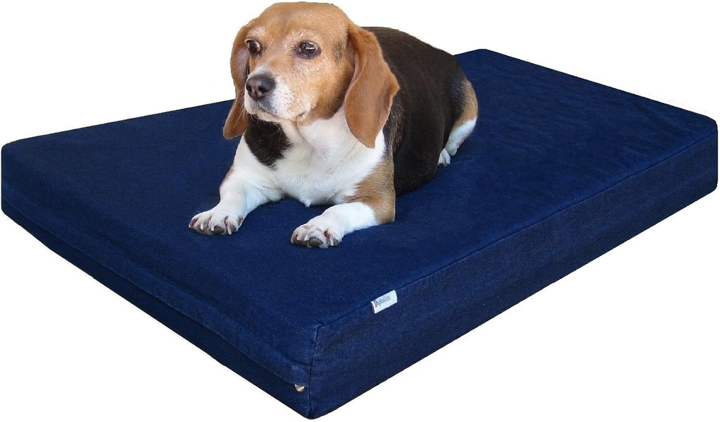 Dogbed4less Premium Gel Memory Foam Dog Bed for Comfort