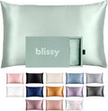 Blissy Silk Pillowcase 100% Mulberry Silk - Cooler, Smoother Sleep