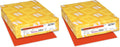 Neenah Astrobrights Color Cardstock, Orbit Orange, 250/Pack