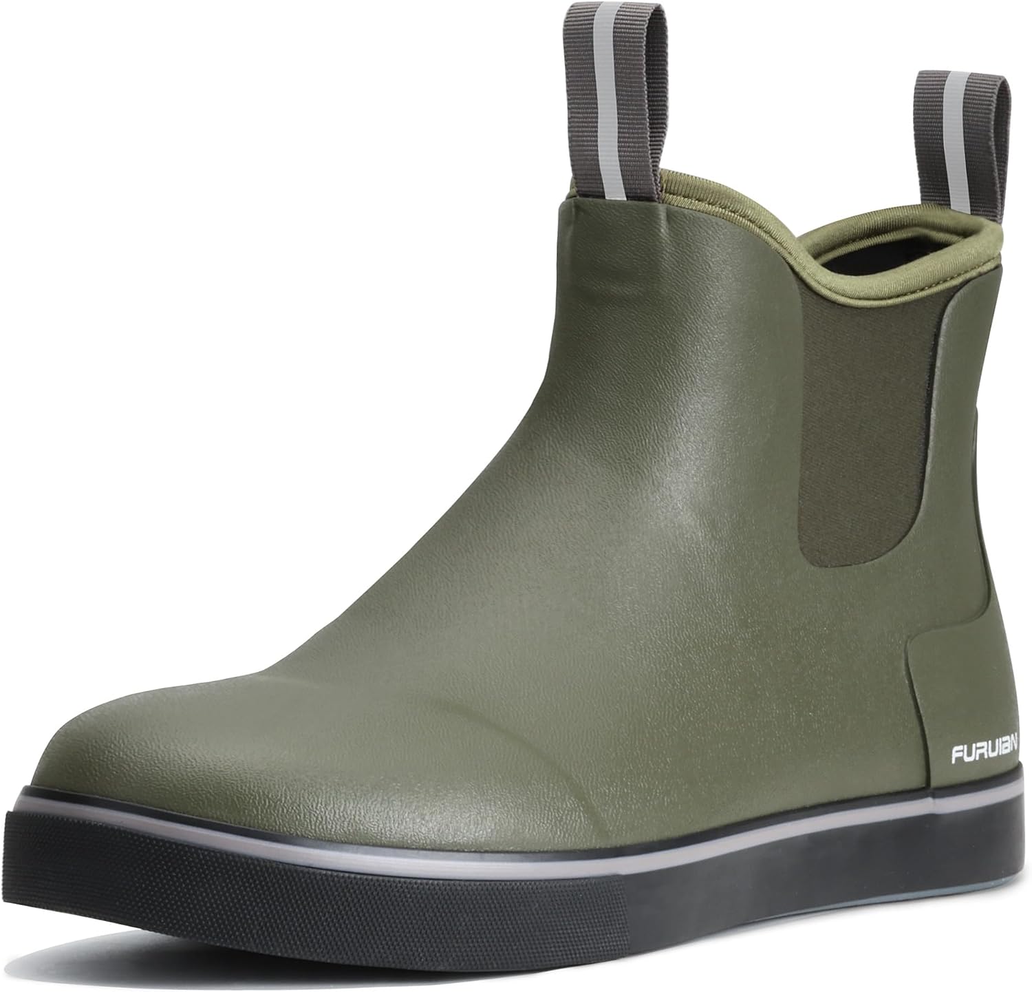 Furuian Men's Deck Boots Waterproof Fishing Boots for All Occasions