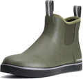 Furuian Men's Deck Boots Waterproof Ankle Slip On Boots - All-Weather