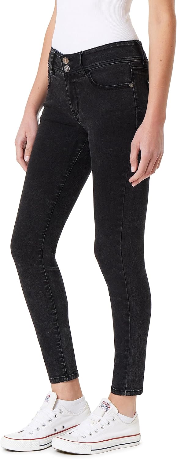 WallFlower Women's Ultra Skinny Mid-Rise Jeans for Every Body