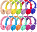 MIXCU Kids Headphones for Classroom with Microphone - 12 Pack