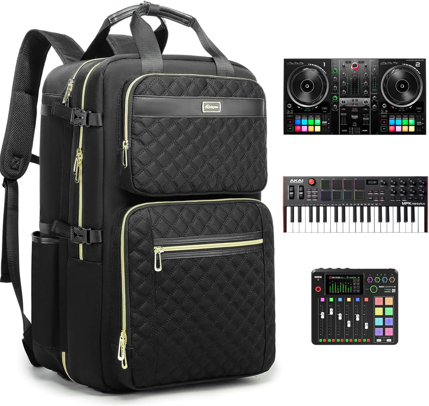 Rabjen DJ Backpack for Club Gigs - Perfect for DJs and Musicians