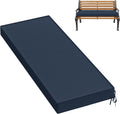 Premium Outdoor Bench Cushions 48 x 18 x 3.5in - Waterproof Memory