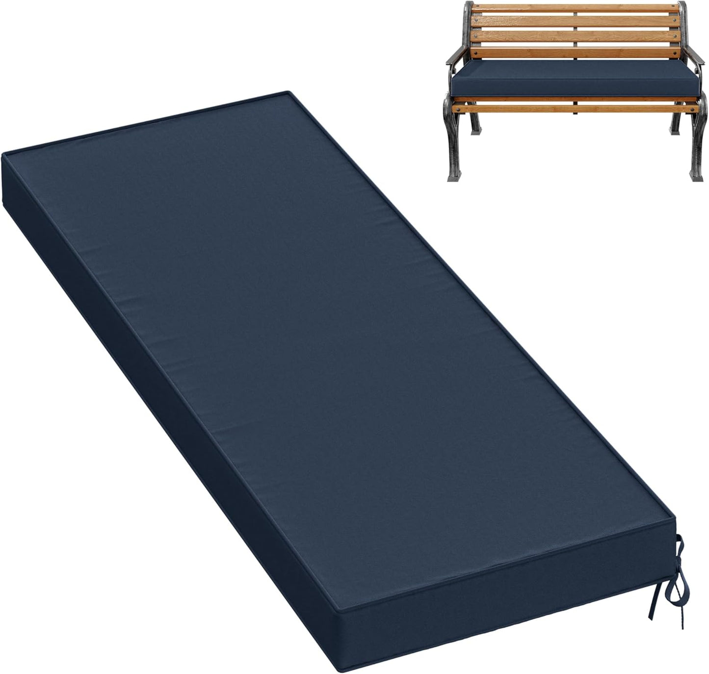 Premium Outdoor Bench Cushions with Memory Foam for Comfort