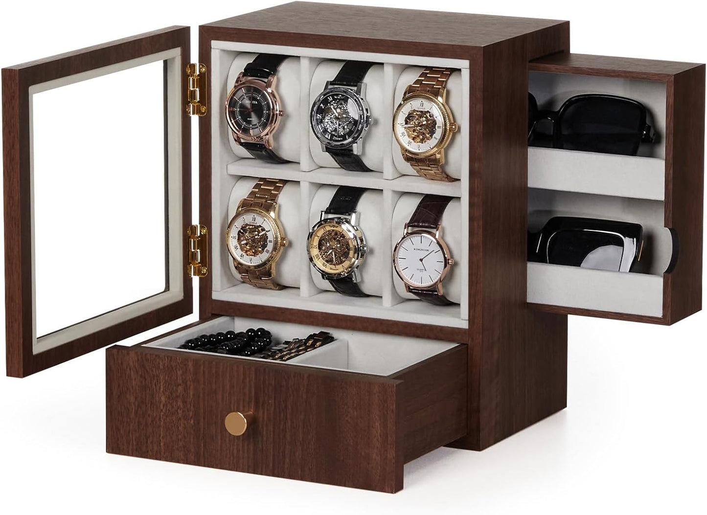 Homde Wooden Watch Box: Timeless Men's Storage