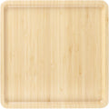 Bamboo Serving Tray 9in x 9in - 3-Pack Small Bamboo Trays