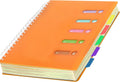 5 Subject Notebook 8.5 x 11 Spiral Notebook with Dividers - Organized