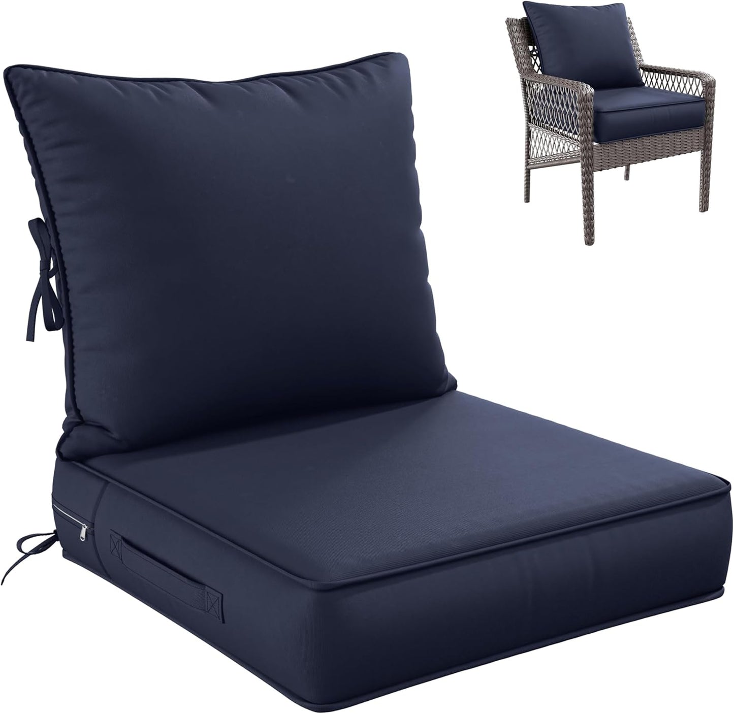 Premium Outdoor Seat Cushion Set for Patio Furniture Comfort