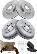 Front & Rear Ceramic Brake Pad and Rotor Kit for 2008-14 Scion xD
