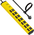 CRST 6-Outlet Heavy Duty Power Strip with USB - Metal Surge Protector