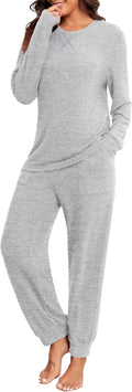 PrinStory Womens Pajama Sets Long Sleeve Pajamas - Soft 2