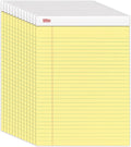 Perforated Legal Ruled Writing Pads, 8.5 in x 11.75 in - Pack of 12