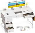 ODK Computer Desk with 6 Drawers, 48 in Reversible Desk - Organized