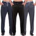 Mens Sweatpants with Zipper Pockets Open Bottom Athletic Pants order