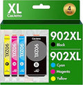 902XL Ink Cartridges Combo Pack for HP Printers - High Yield