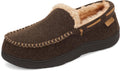 Zigzagger Moccasin Slippers for Men - Memory Foam Indoor/Outdoor