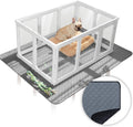 33.5in x 49.5in Clear Acrylic Dog Playpen for Indoor Use
