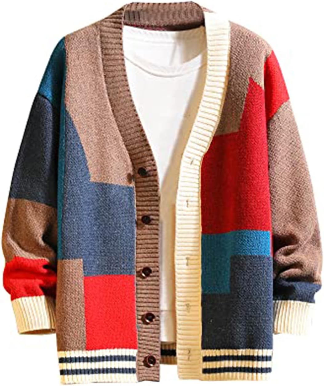 GURUNVANI Cardigan Sweater for Men - Stylish and Comfortable