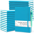 Feela 24 Pack Journal Notebook Bulk A5 Teal - Pens Included