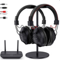 ROSIDA Dual Wireless Headphones for TV Watching - Low Latency, Long