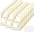 Gold Frames 4x6 Acrylic Sign Holder Double-Sided - Stable Display