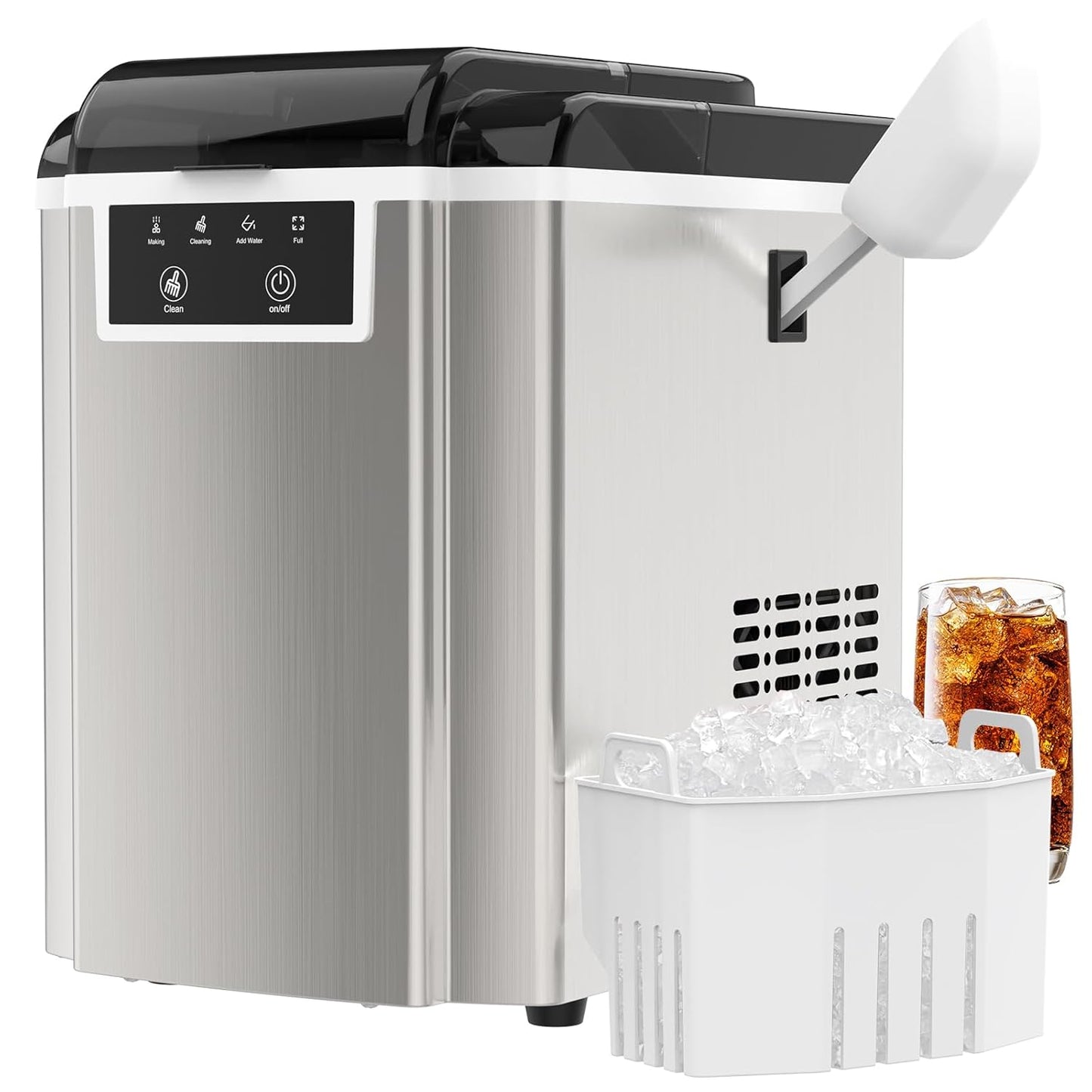 Countertop Ice Makers Machine for Soft Chewable Nugget Ice