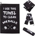 Microfiber Golf Towel with Clip - Funny Design, Ultimate Convenience