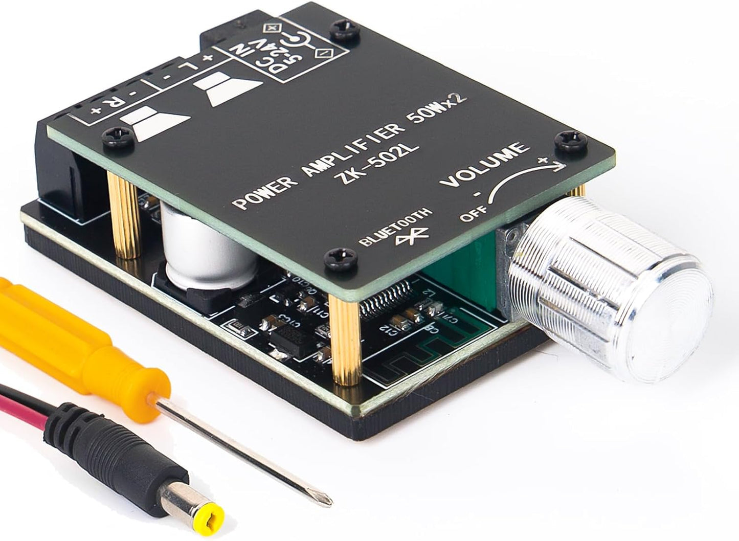 250W Bluetooth Mini Amplifier Board, Volume Control, Home DIY