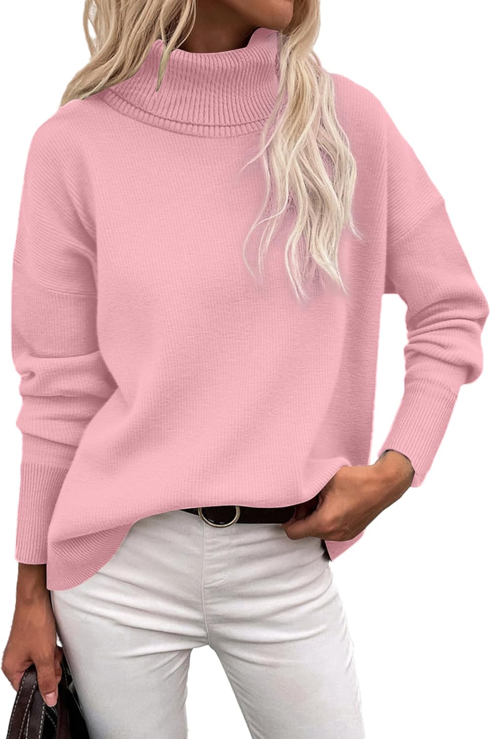 Zeagoo Women's Turtleneck Sweater for Trendy Fall Style