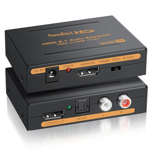 8K HDMI Audio Extractor Splitter for Stunning Visuals and Sound